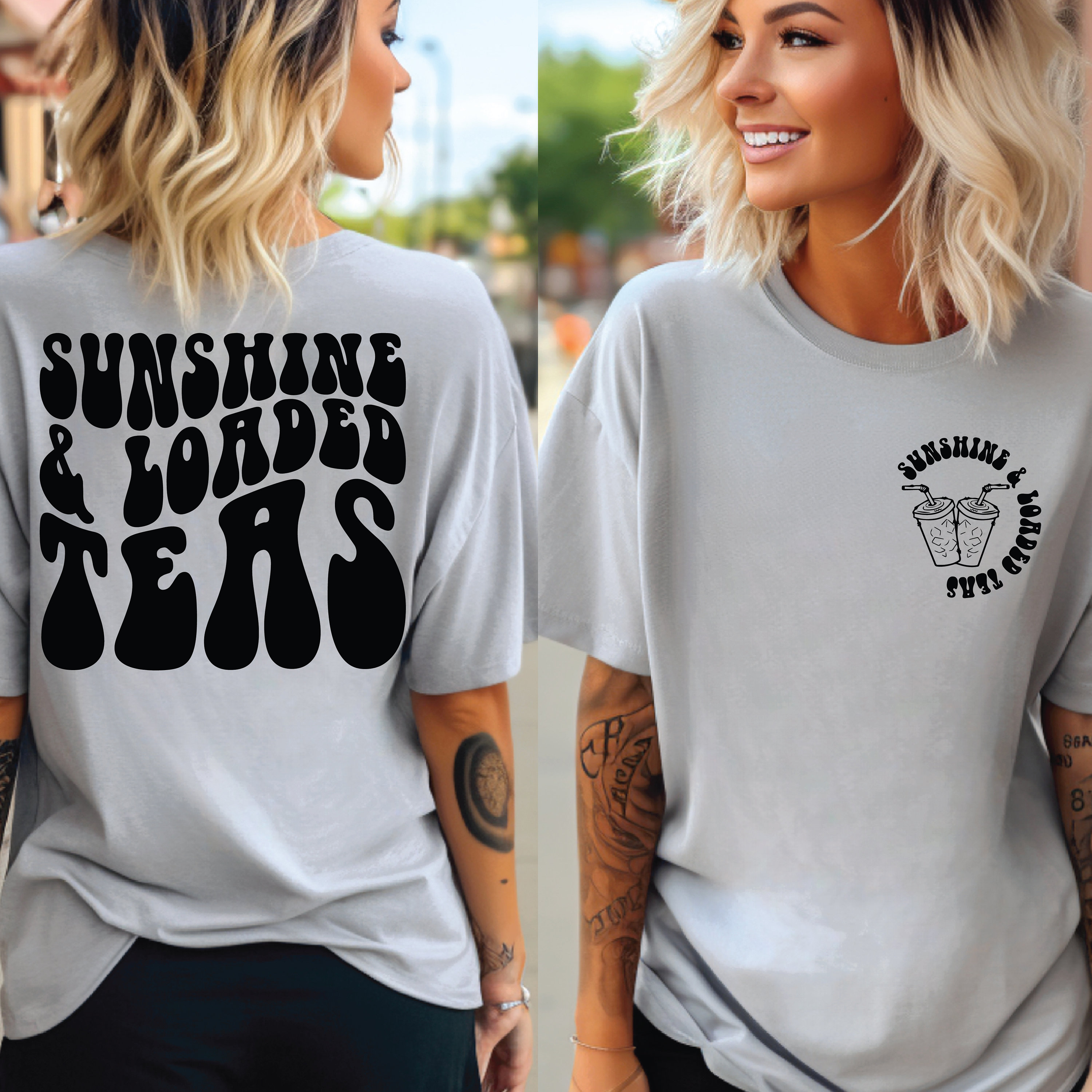Sunshine and Loaded Teas Svg Png Cut File Cricut Sublimation Design ...
