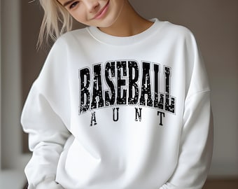 Tante de joueur de baseball universitaire SVG PNG, design sportif rétro (téléchargement numérique)