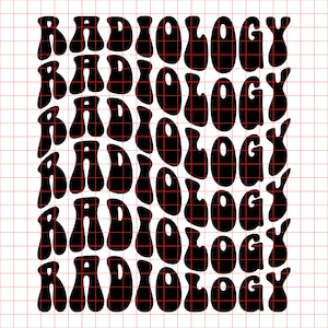 Radiology SVG PNG Cut File: Radiologic Technologist Design