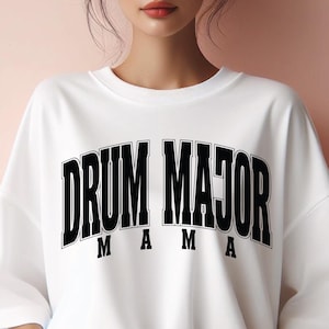 Drum Major Mama Svg Png, Band Mom Svg Png, High School Band, Marching Band Svgs, Middle School, Junior High Band Tshirt Design, Varsity Text
