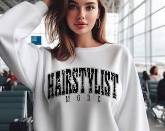 Hair Stylist Mode SVG PNG, Cosmetology Design (Digital Download)