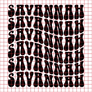 Savannah Svg Png Cut File Design, Savannah State Svg Love Savannah Svg Usa State Svg Travel States Tourist America Family Vacation, Wavy Svg