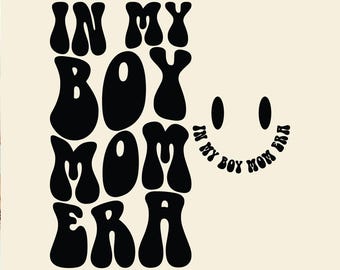 In My Boy Mom Era Svg, Boy Mom Club, New Mom Gift, Expecting Mom Gift, Pocket Design, Cricut File.