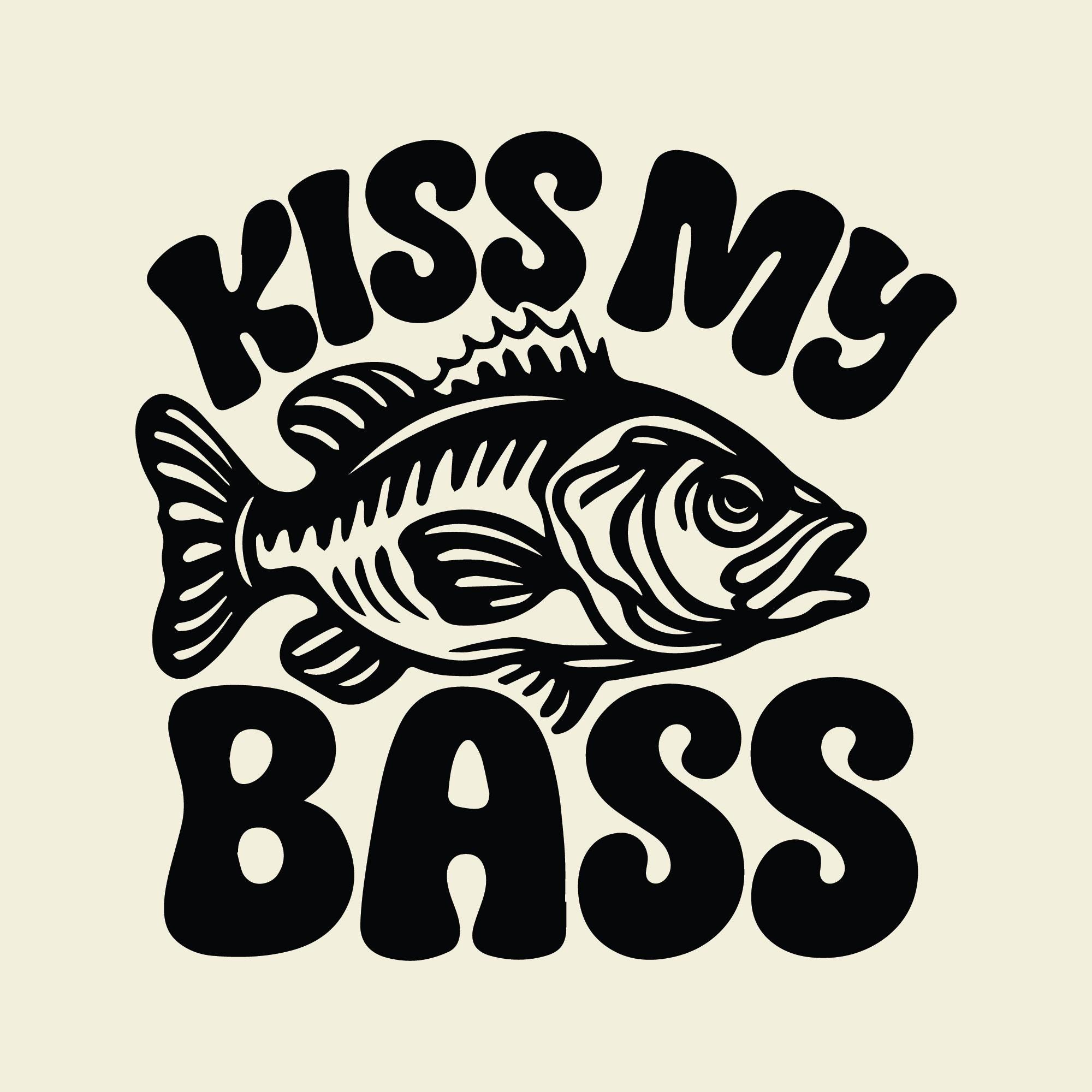 Kiss My Bass Svg - Etsy