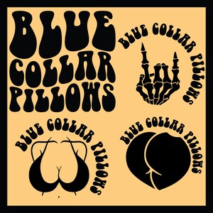 Blue Collar Pillows SVG, Blue Collar Babe Svg, Blue Collar Wife Svg, Funny Svg, Mama Svg, Funny Mom Svg, Women T-Shirt Svg, Blue Collar Svg