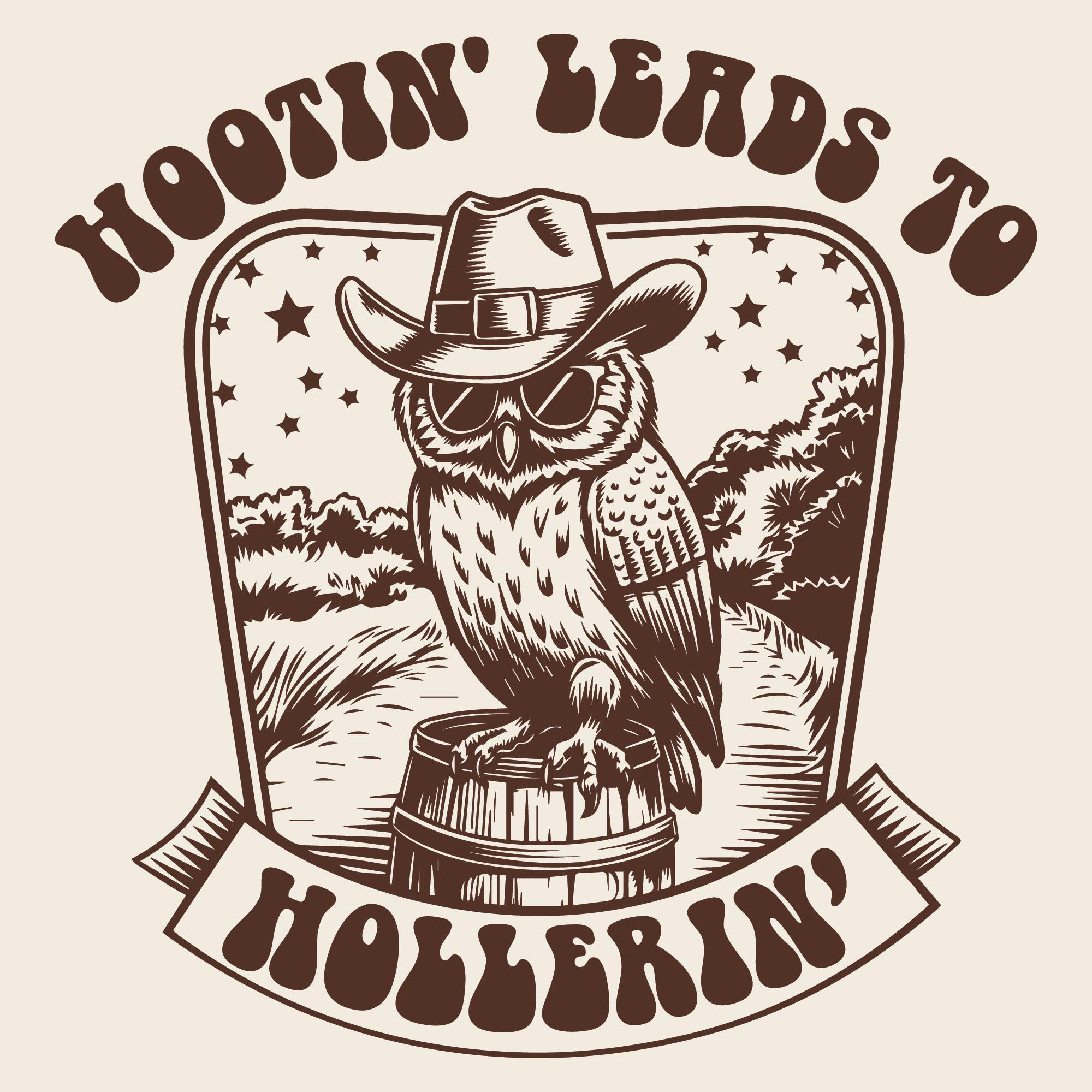 Vintage Western Owl SVG PNG: Cowboy Saying, Funny Tee Design
