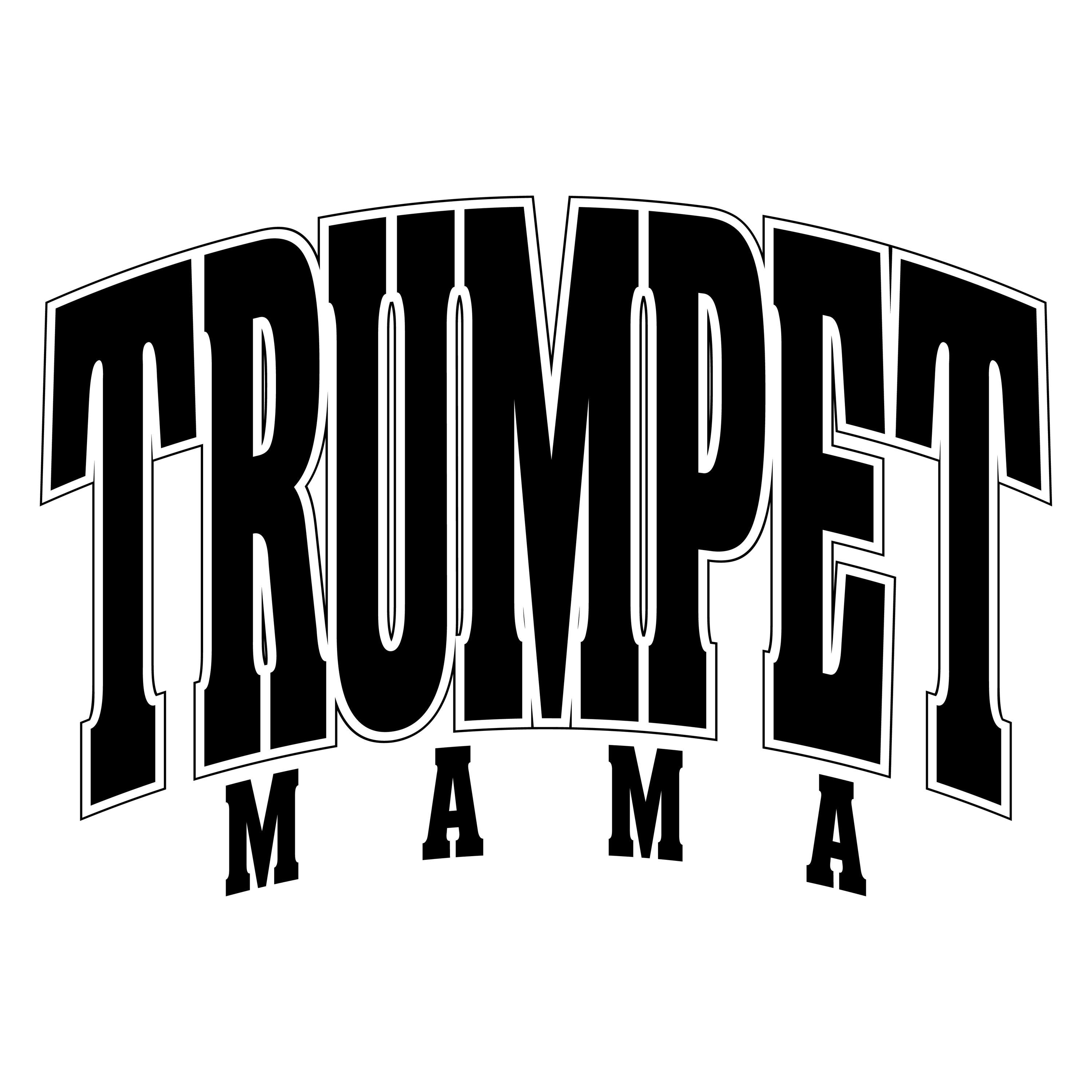 Trumpet Mama Svg Png, Band Mom Png, High School Band, Marching Band Svg, T-shirt Quotes, Middle School, Junior High Band Shirt Design