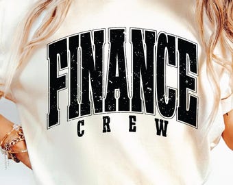 Finance Crew Svg Png, Financial Advisor, Investor Cut File Finance Intern, Assistant, Financial Officer, Sublimation Design.