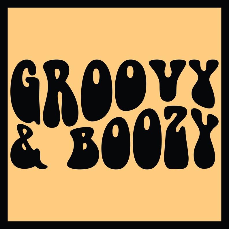 Groovy and Boozy Retro Bridal SVG PNG Cut File (digital Download) - Etsy