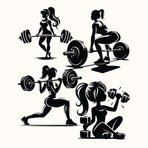 Langhantel Mädchen Png svg, lustiger Körper svg, Erbauer Gewichtheber svg, SVG, Sport Mädchen svg, Workout, Fitnessstudio, weibliches Gewichtheben svg, Gym Mom svg