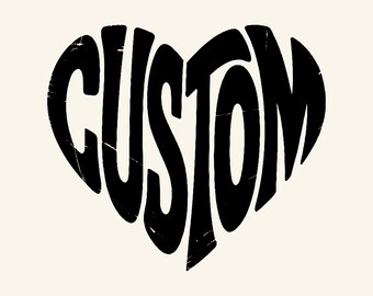 Custom Valentine Name, Heart Shape, Personalized Love Text, Matching names.