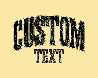 Custom Varsity Svg Png, College font Svg Png, Customized design, Sport Font Svg Png, Retro Vintage Design.
