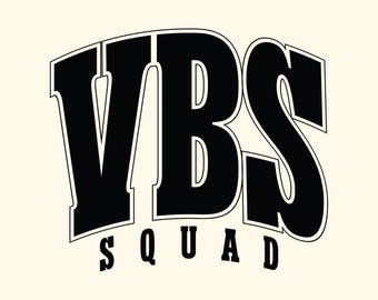 Vbs Squad Png Svg, Vacation Bible School Svg, Vbs Shirt Png, Church Camp Design, Svg Files For Cricut, Summer Camp Cut Files, Kid Png.