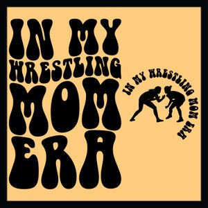 Mamma del wrestling era retrò ondulato SVG PNG (download digitale)