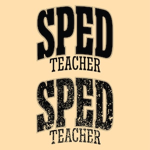 SPED Teacher SVG PNG: Special Education Design (Digital Download)
