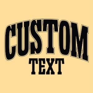 Texto universitario personalizado SVG PNG, fuente universitaria personalizada svg png, fuente de jersey personalizada svg png, varsity personalizado svg png fuente deportiva personalizada svg png