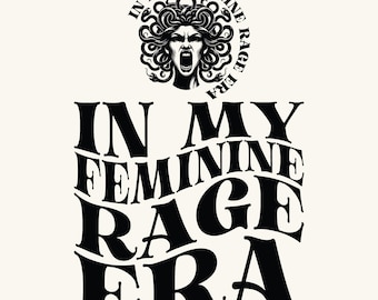 SVG e PNG da Era da Fúria Feminina, Design Feminista para Impressão (Download Digital)