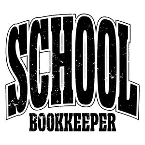 School Bookkeeper SVG PNG: Groovy Design (Digital Download)