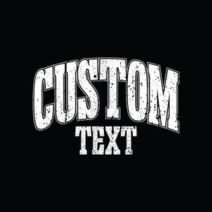 Custom Varsity Svg Png, College font Svg Png, Customized design, Sport Font Svg Png, Retro Vintage Design.