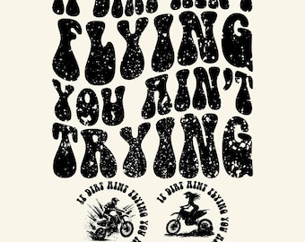Motocross Dirtbike Racing PNG, Vintage Sublimation Design