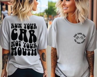 Run Your Car Not Your Mouth SVG PNG Cut File Sublimation Design, Racing svg,Racing Lover svg,Racing life svg,checkered flag svg,Racing gifts