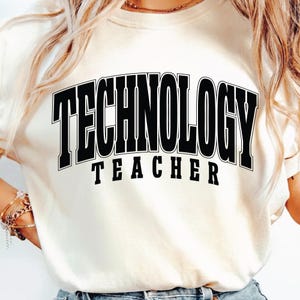 Technology Teacher Svg, Groovy Back To School Png (Digital Download)