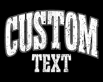 Custom Varsity Svg Png, College font Svg Png, Customized design, Sport Font Svg Png, Retro Vintage Design.