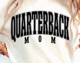 Quarterback Mama Sweatshirt, Fußball-Shirt, Schulsport Schnittdatei, Zitat der Fußballsaison, Fußballmutter, Highschool Fußball, Varisty Text