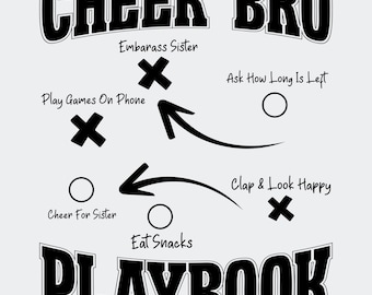 Funny Cheer Bro Png Svg, Cheer Brother Svg, Brother Svg, Cheerleader Svg, Cheer Life Svg, Sports Svg, Cheer Season Svg, Cheer T-Shirt Svg.