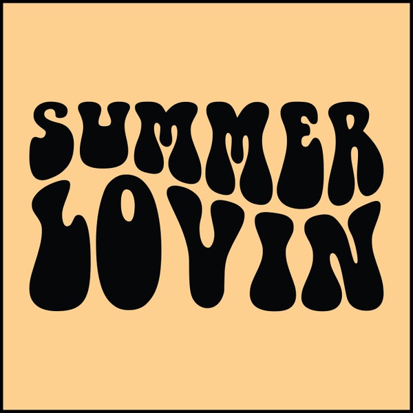 Summer Lovin Svg Png Cut File Sublimation design, Summer Svg, Summer Shirt Svg, Funny Vacay, Beach Svg, Hawaii Svg, Good Vibes, Wavy Retro