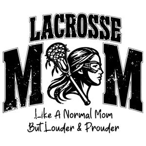 Lacrosse Mom SVG PNG, Varsity Design, Distressed, Lacrosse mama, Loud and Proud Lacrosse Mom Sublimation Design.