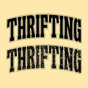 Thrifting SVG PNG, Cut File Cricut Files, Sublimation design, Vintage Retro