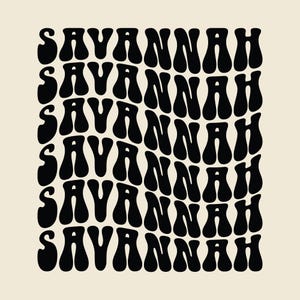 Savannah Svg Png Cut File Design, Savannah State Love, Usa Travel States Tourist America Family Vacation.