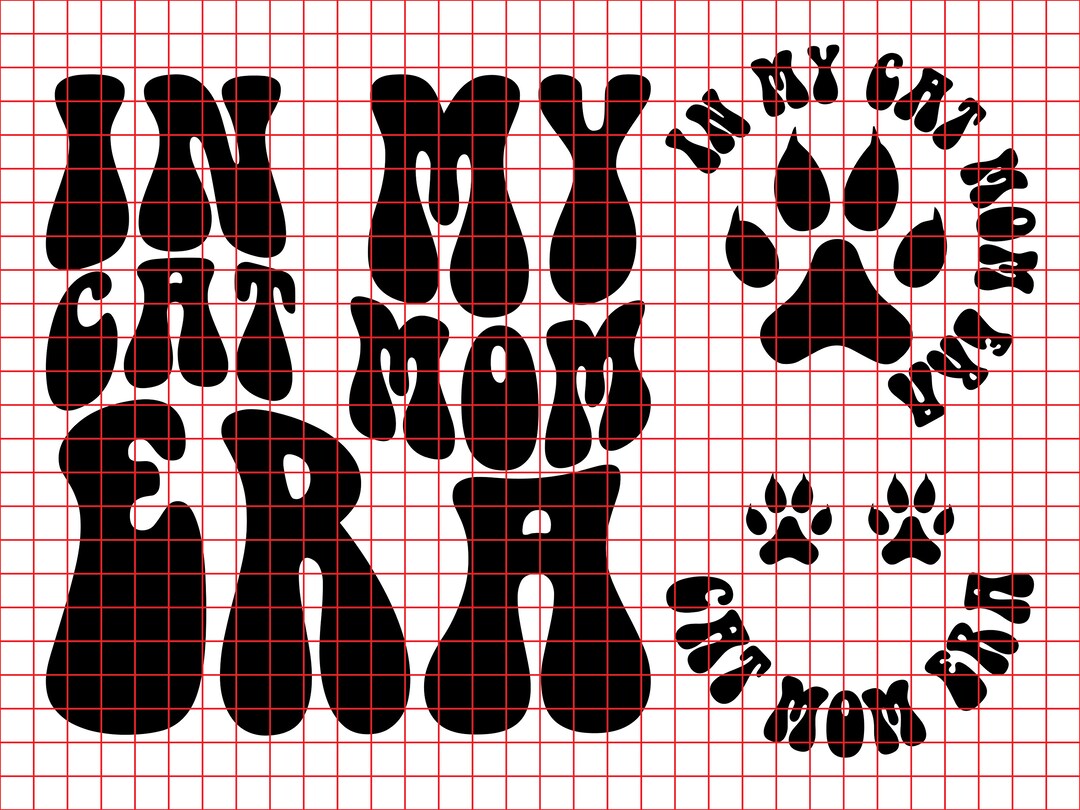 In My Cat Mom Era Svg Png Cut File Sublimation Design Cat - Etsy