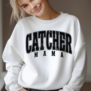 Catcher Mama Svg Png: Baseball Softball Mom Quotes (Digital Download)