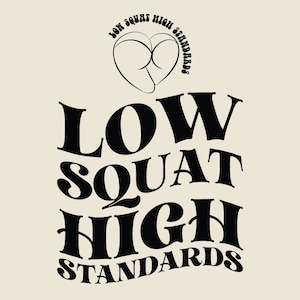 Squat bassi, standard elevati, Svg PNG, file di taglio, design a sublimazione, allenamento divertente, salute mentale, allenatore di fitness in palestra