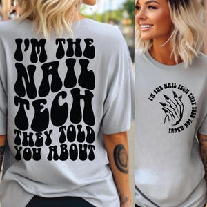 Nail Tech SVG PNG: Groovy Letters, Cricut Sublimation (Digital Download)