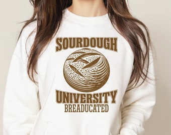 Sourdough University PNG SVG: Breaducated Retro Design (Cut File)