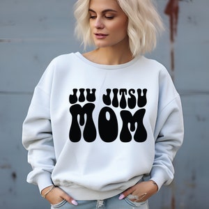 Jiu Jitsu Mom SVG PNG: Retro Design Download