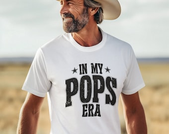 In my Pops Era Svg Png, Pops Svg Png, World's Best Pop svg png, Grandpa shirt, Grandpa svg png, Grandparents gifts, Cut files For Cricut.