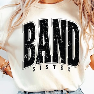 Band Sister Svg Png, Band Sis Svg, High School Band, Marching Band Svg,| High School Svg, College Band Cut File, Varsity  Text svg.