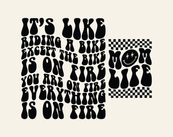 Mom Life Svg Png Sublimation Design Cut file Cricut, Funny Motherhood Svg Png, Motherhood Svg Png, Sarcastic Mom Svg Png, Digital Download.