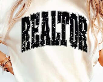 Realtor SVG PNG, Real Estate, House, Real Estate Agent, Realtor Life, Cut File For Cricut, Retro.