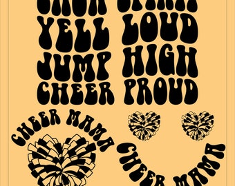 Cheer Mom Svg, Cheer Mom Shirt Svg, Cheer Squad Svg, Cheer Mama Svg, Cheer Life Svg, Cheer Svg, Cheer Camp Svg, Proud Cheer Mom Svg, Cricut.