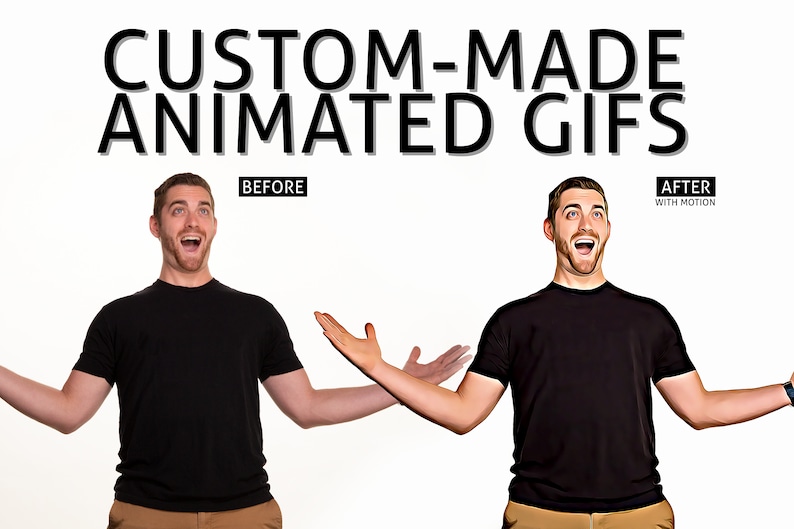 Custom Made Shareable Animated GIFs for your BRAND, EVENT, WEDDING image 1