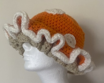 Crochet Mushroom Bucket Hat Pattern