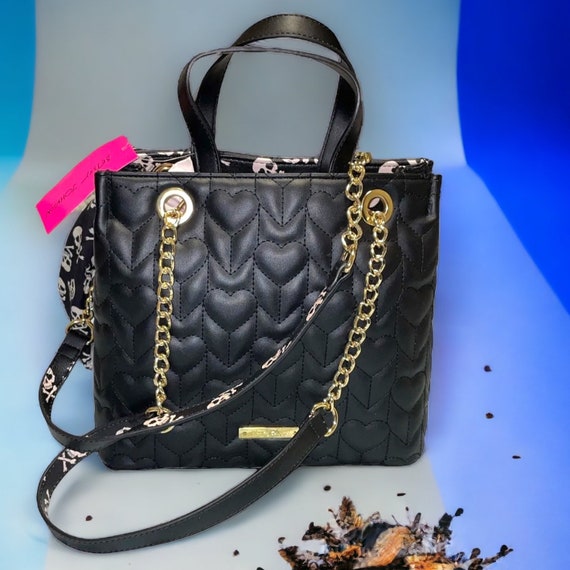 Betsey johnson clearance quilted bow satchel