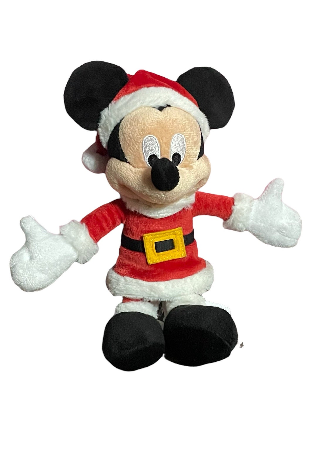 Disney Parks Christmas Mickey Mouse Plush Santa Holiday Etsy