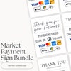 Square Payment Sign - Etsy