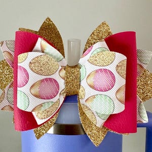 Easter Egg Bow Straw Topper, Tumbler Straw Topper, Tumbler Accessories